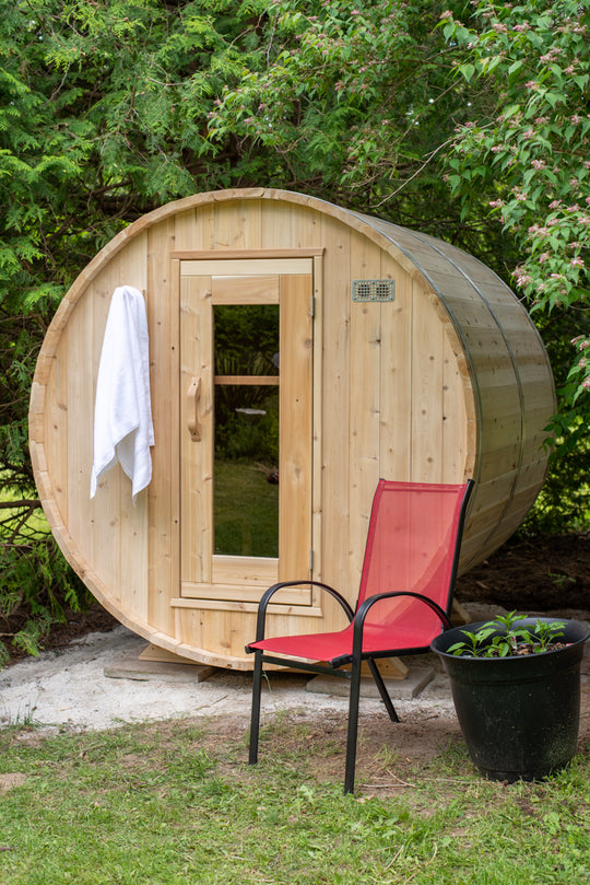 Dundalk LeisureCraft CT Harmony Barrel Sauna CTC22W